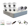 Hikvision HD 2MP 8 CCTV Cameras & 8CH HD DVR Kit with Cable, PRS-041