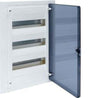 Hager 12 Way 1P+N Acrylic Double Door Distribution Board, VS112TJ