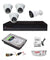 CP Plus 2.4MP 3 Pcs Dome & Bullet Camera, 4 Channel DVR with Usewell Accessories, 2.4GPC-1B3D-1TB