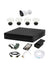 CP Plus 2.4MP White & Black 4 Pcs Dome & Bullet Camera with 1TB Hard Disk & 8 Channel DVR Kit