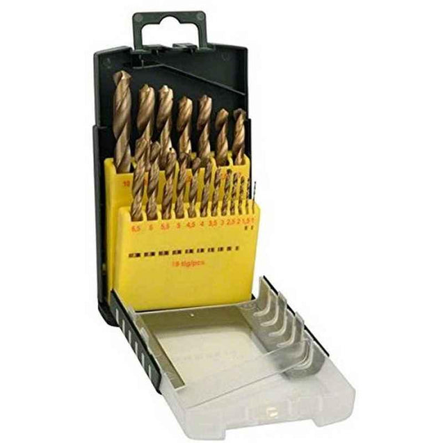 Bosch 19 Pcs 17.72x15.75x9.84 inch HSS Metal Drill Set, 2607017152