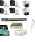 Hikvision 5MP 2 Dome, 4 Bullet Camera, 1TB Hardisk & 8 Channel DVR Kit with all Accessories