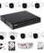 Dahua 13 Pcs White & Black 8 Camera 2MP with 8 Channel DVR Kit, Dahua-6B2D-2TB
