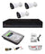 CP Plus 2.4MP 3 Pcs Bullet Camera, 4 Channel DVR with Usewell Accessories, 2.4GPC-3B-1TB
