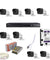 Hikvision 5MP 4 Channel Full Hd Dvr & Camera Combo Kit with 3 Bullet Camera