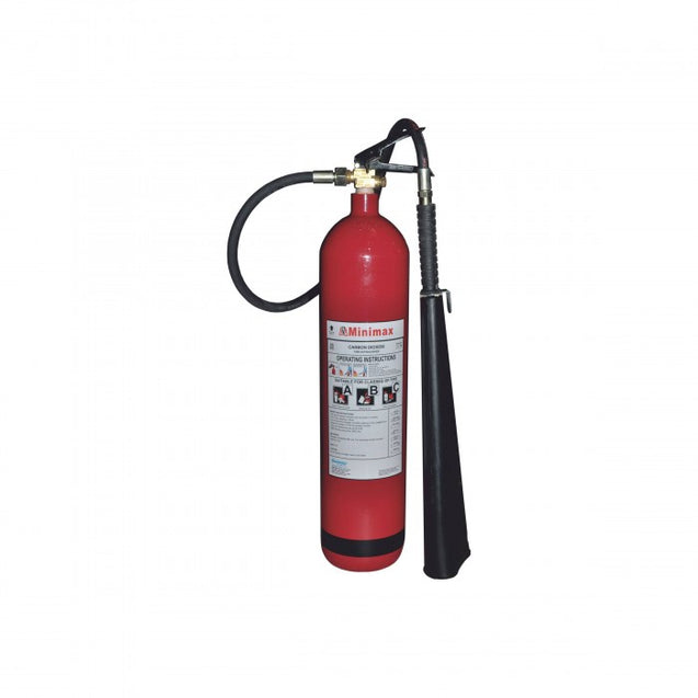 Minimax CO2 Wheel Fire Extinguisher 2Kg