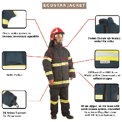 Ceasefire Ecostar Fire Proximity Suits