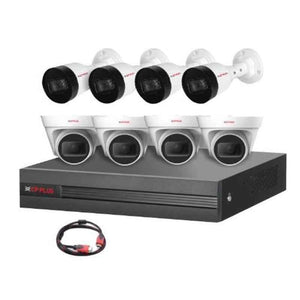 CP Plus 2 MP IP 8 Camera Kit