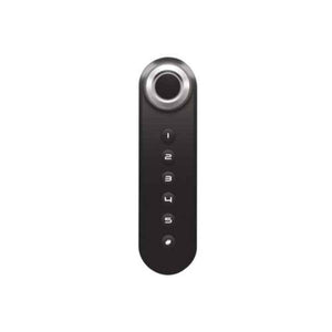 Ozone OZFL-66V-PF Vertical Black Smart Biometric Furniture Lock