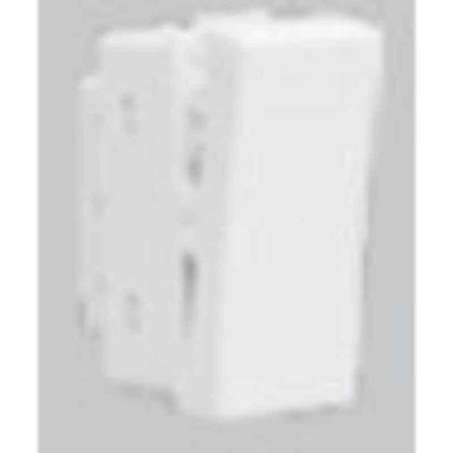 Crabtree Athena 10A Chalk White Bell Push Classic Switch with Indicator, ACASBIW100 (Pack of 20)