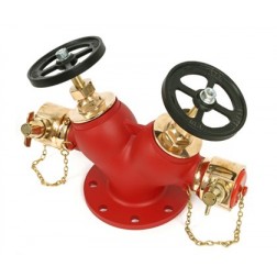 Safex Gun Metal Double Outlet Type Hydrant Valve