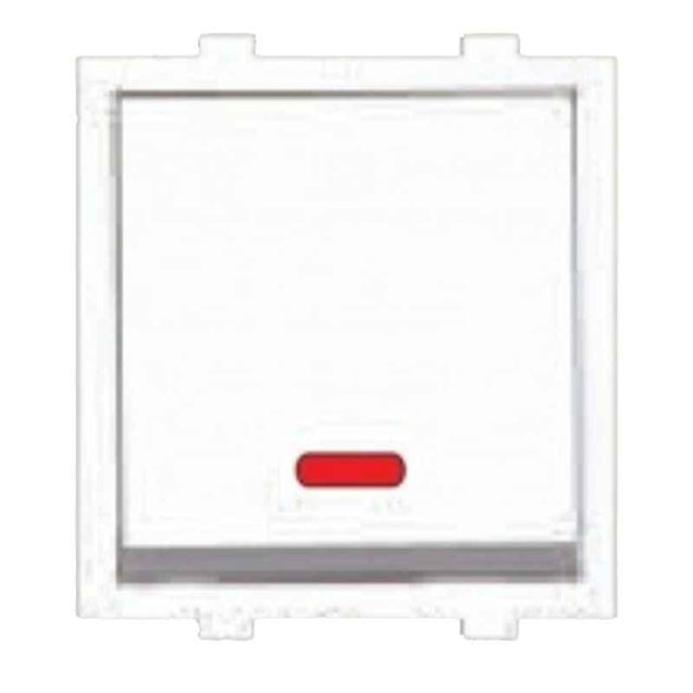 Greatwhite Fiana 20A 1 Way White Switch With LED, 20223-Wh (Pack of 10)