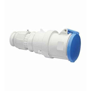 Neptune 63A 3 Pin IP44 GT Connector with Cable Sleeve 63A Cable Gland, 3104