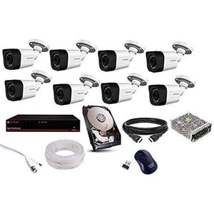 CP Plus 2.4MP 8Channel Dvr 8 Bullet Camera
