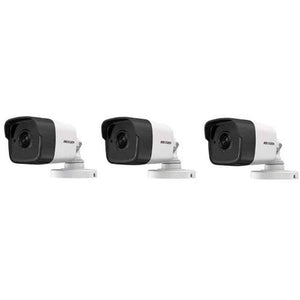 Hikvision 5MP Ultrahd 4K Ir Cctv Bullet Camera, DS-2CE1AHOT-ITPF, (3 Pieces)