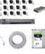 Hikvision 5MP 16 Pcs Bullet Camera with Audio Recording, 16 Channel DVR & 4 TB HDD with (3+1) Cable Roll, Neotech 16 CH Power Supply & BNC & DC Full Combo Kit