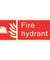 Infernocart Fire Hydrant Sign Board - Set of 5