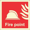 Infernocart Fire Point Sign Board - Set of 5