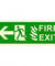 Infernocart Fire Exit Left Side Sign Board - Set of 5