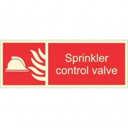 Infernocart Sprinkler Control Valve Sign Board - Set of 5