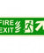 Infernocart Fire Exit Upper Right Side Sign Board - Set of 5