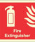 Infernocart Fire Extinguisher Sign Board - Set of 5
