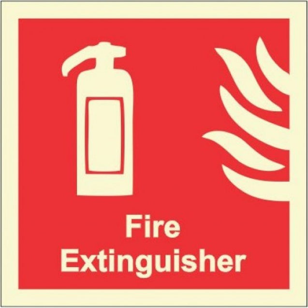 Infernocart Fire Extinguisher Sign Board - Set of 5