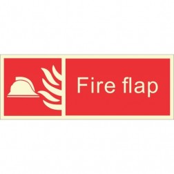 Infernocart Fire Flap Sign Board Set of 5