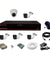 CP Plus 2.4MP 5 Pcs Bullet & Dome White & Black Camera with 8 Channel DVR & HDD Kit, CP_013