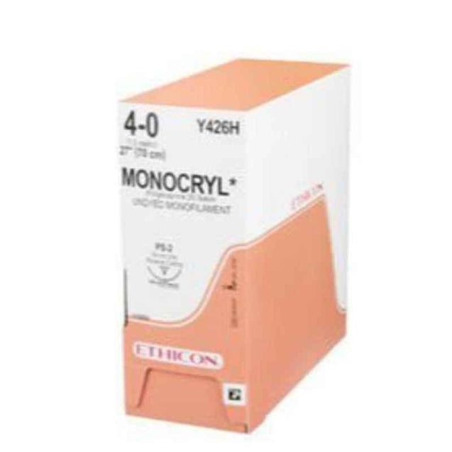 Ethicon NW1765 12 Pcs 2-0 Dyed Monocryl Monofilament Poliglecaprone 25 Suture Box, Size: 26 mm