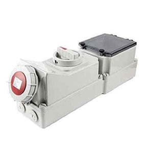 Power N Pack 32A 415V 6h Combined Horizontal Mounting Switch Socket with MCB, PD04S