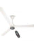 Atomberg Renesa Smart+ 28W Pearl White Ceiling Fan with BLDC Motor & Remote, Sweep: 1200 mm