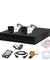 CP Plus 2.4MP 2 Pcs White, Black Camera, 4 Channel DVR & Hard Disk Kit with All Accessories, 4CHDVR-2B-02