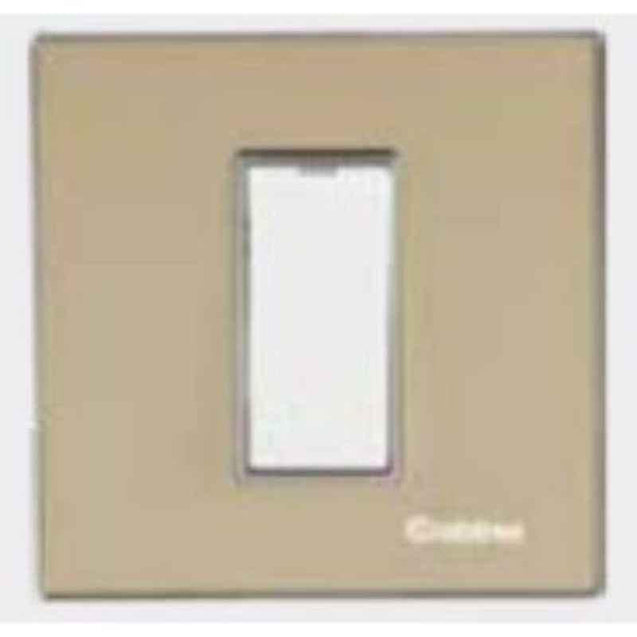 Crabtree Murano 6 Module Camel Gold Azure Modular Combined Plate, ACMPGOLV06 (Pack of 5)