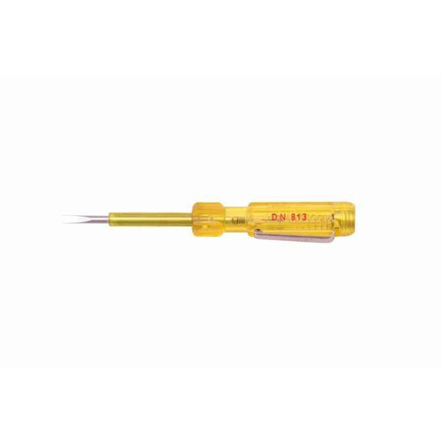 De Neers 125mm DN-813 Yellow Handle Screw Driver with Neon Bulb (Pack of 20)