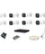 Dahua 8 Pcs 2MP FHD Bullet Camera, 8 Channel DVR, 8 Channel Power Supply, CCTV Wire Roll, 16 Pcs BNC Connectors, 8 Pcs DC Connectors & 1TB Hard Disc Kit