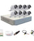 Hikvision 1080P & 720P White Full Hd Channel Dvr & Bullet Cctv Camera With Speedlink Cable & Power Supply Surveillance Kit