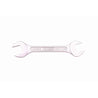 De Neers 1-1/16x1-1/4 inch Chrome Finish Double Open End Spanner