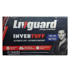 Livguard Invertuff 135Ah 12V Flat Tubular Inverter Battery, IT-1342ST