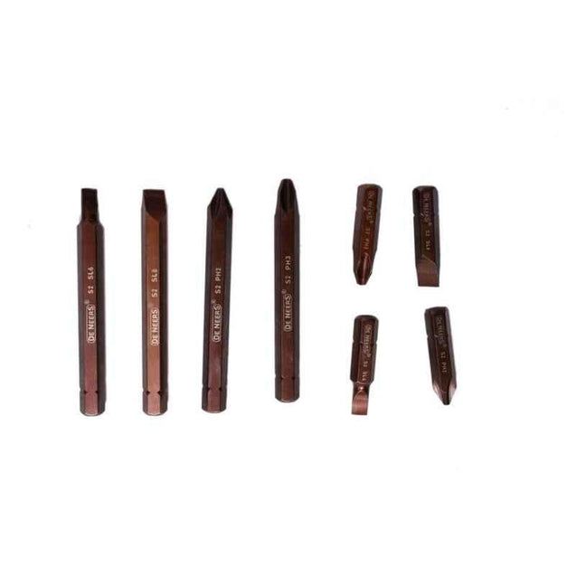 De Neers PH3x80mm SL380 Philips Double Head Screw Driver Bit (Pack of 10)