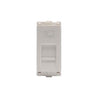 L&T enGem RJ45 Cat 5E 1M Data Socket, CB93101TW45 (Pack of 10)