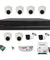 CP Plus Full Hd 4MP Cameras 8 Channel Hd Dvr Combo Kit with 2 Bullet & 6 Dome Camera