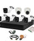 CP Plus 2.4MP White & Black 2 Pcs Indoor & 5 Pcs Outdoor Camera with 8 Channel DVR Kit, 8CHDVR-5B-2D-44