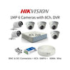 Hikvision 6 Cameras 1MP with 8 Channel DVR Combo Kit