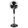 Janaki 110W Black High Speed Pedestal Fan, Sweep: 400 mm