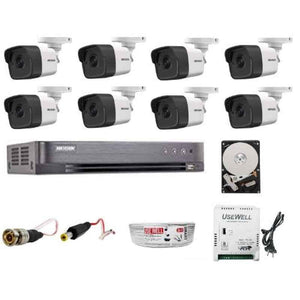 Hikvision 8MP 8 Channel Dvr & Cameras Combo Kit