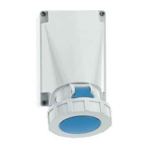 Neptune 63A 4 Pin IP67 Industrial Surface Mounting Socket, 1161