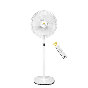 Atomberg Efficio+ 32W ABS White BLDC Pedestal Fan with Remote Control, Sweep: 400 mm