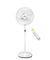 Atomberg Efficio+ 32W ABS White BLDC Pedestal Fan with Remote Control, Sweep: 400 mm