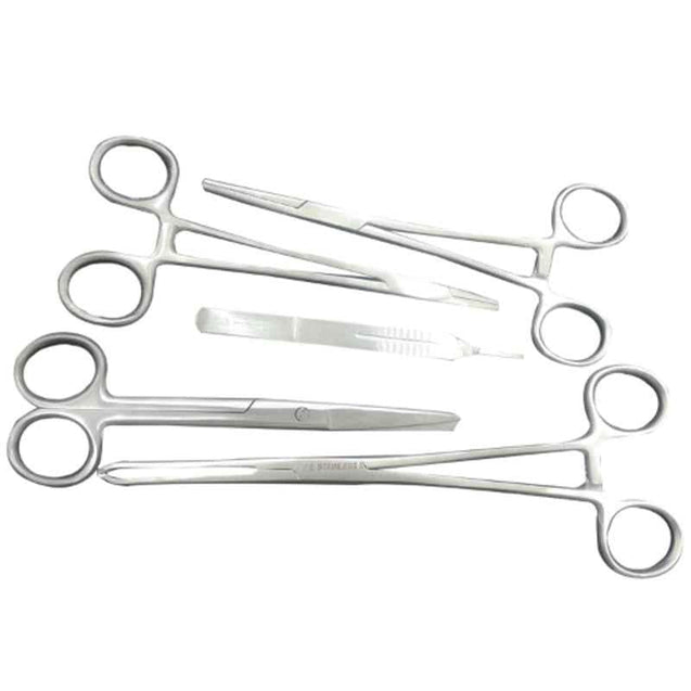 Forgesy 5 Pcs Stainless Steel Surgical Instruments Set, FORGESY242